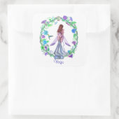 Virgo ~ De Maagd Vierkante Sticker (Tas)