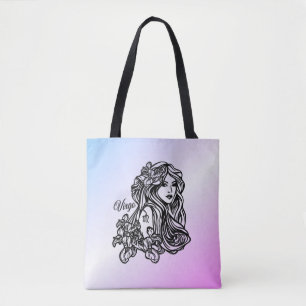 Virgo De Maagd Zodiac Paars Draagtas