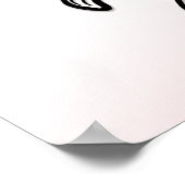 Virgo de maagd Zodiac Roze Poster (Hoek)