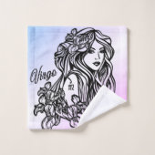 Virgo de Paarse dierentuin Bad Handdoek (Wasdoekje)