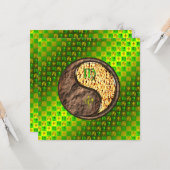 Virgo & Fire Monkey Kaart (Voorkant / Achterkant in situ)