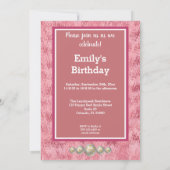 Virgo First Birthday Gold, ballonnen en foto's Kaart (Achterkant)