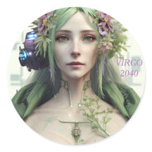 Virgo Futuristisch Zodiac Collectie