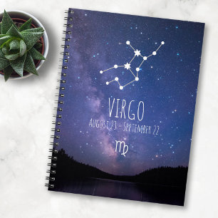 Virgo   Gepersonaliseerd Notitieboek voor Zodiac C