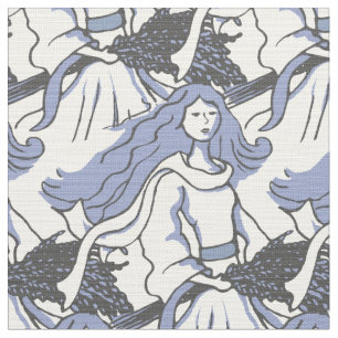 Virgo: het Maiden-kunstpatroonweefsel Stof