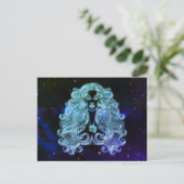 virgo het virgin zodiac briefkaart (Staand voorkant)