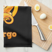 Virgo-illustratie Theedoek (Quarter Fold)