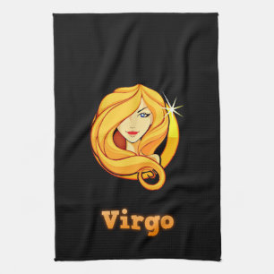 Virgo-illustratie Theedoek