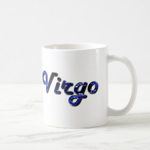 Virgo in Sapphire Gemstone Koffiemok