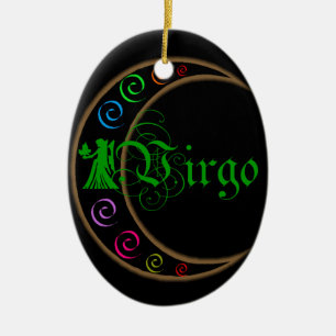 Virgo Keramisch Ornament