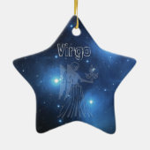 Virgo Keramisch Ornament (Achterkant)