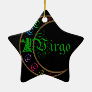 Virgo Keramisch Ornament