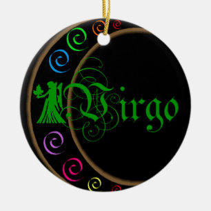 Virgo Keramisch Ornament