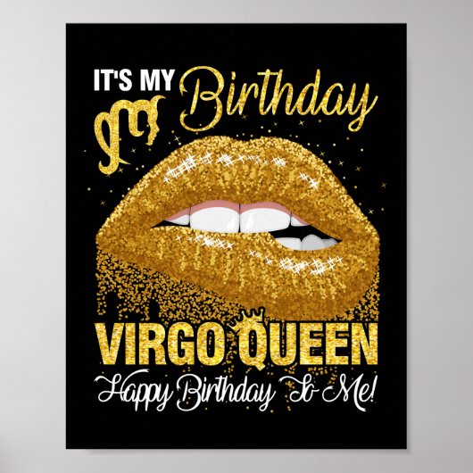 Virgo Koningin... en mijn feestdag... Poster (Voorkant)