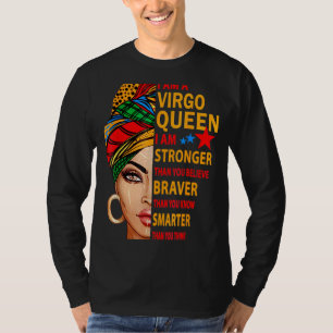Virgo koningin ik ben sternere verjaardag voor vir t-shirt