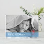 Virgo la carte Faire-part de naissance photo Virgi (Debout devant)