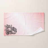 Virgo La Vierge Zodiac rose (Serviette à main)