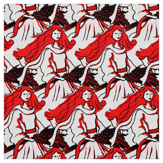 Virgo le tissu motif du zodiac de Maiden (Échantillon)