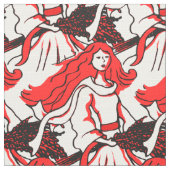 Virgo le tissu motif du zodiac de Maiden (Détail)