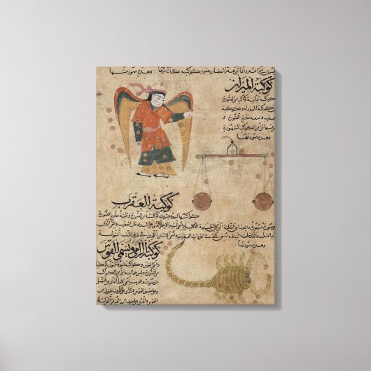 Virgo, Libra en Scorpio Canvas Afdruk (Voorkant)