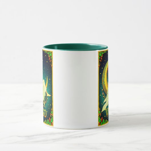 Virgo Maiden Sitting on Crescent Moon Mok (Midden)