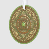 Virgo Mandala Acryl Ornament (voorkant)