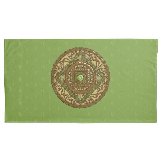 Virgo Mandala Kussensloop (Voorkant)