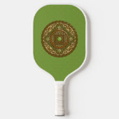 Virgo Mandala Pickleball Paddle (Voorkant)