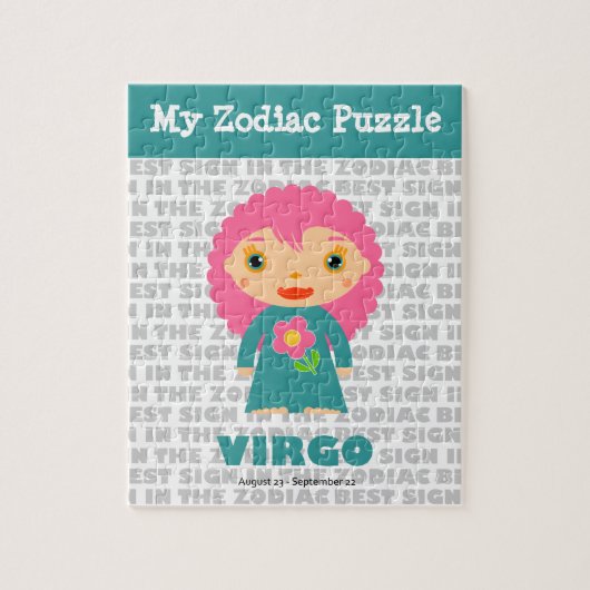 Virgo, Mon Puzzle Zodiac (Vertical)