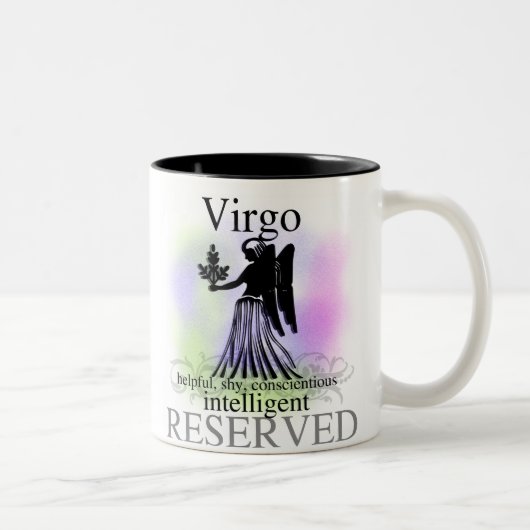 Virgo over jou tweekleurige koffiemok (Rechts)