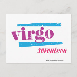 Virgo Paars Briefkaart