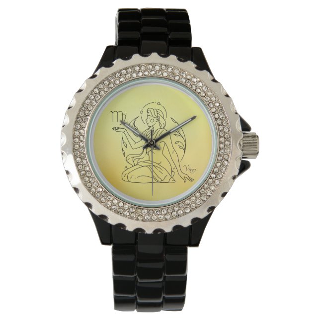 Virgo past naam aan horloge (Voorkant)