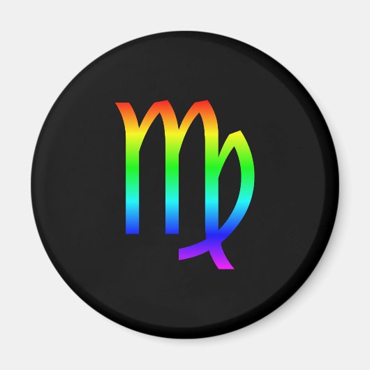 Virgo Rainbow Magneet (Voorkant)