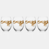 Virgo Reflection Wijnglas Zonder Voet (Links)