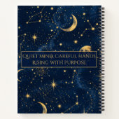 Virgo Rising Hemelastrologie Notitieboek (Achterkant)