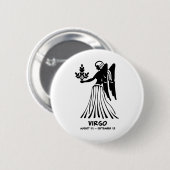 Virgo Ronde Button 5,7 Cm (Voorkant /achterkant)