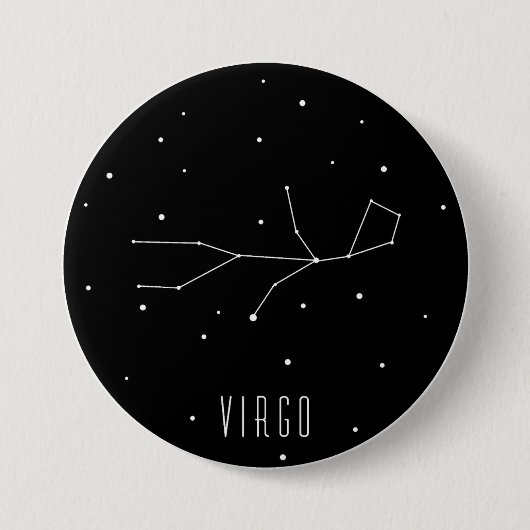 Virgo Ronde Button 7,6 Cm (Voorkant)