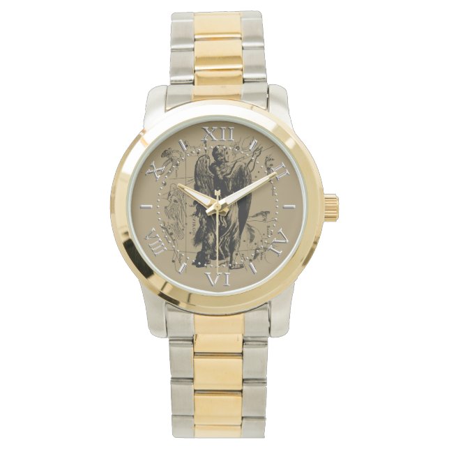 Virgo Sign Constellation Hevelius 1690 Dial Horloge (Voorkant)