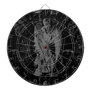 Virgo Sign Constellation Hevelius Black Decor Dartbord