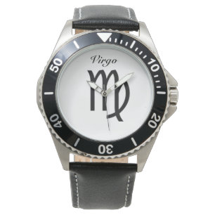 Virgo Sign of the Zodiac. Mannen horloges. Horloge