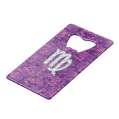 Virgo Sign on Pink Fuchsia Camouflage numérique (Devant Angle)