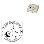 Virgo Specialized Zodiac Book Stamp Rubberstempel (Gestempeld)