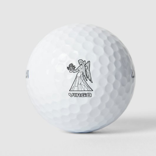 virgo sterrenbeeld golfballen (Voorkant)