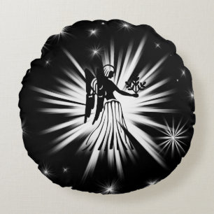 Virgo-teken Rond Kussen