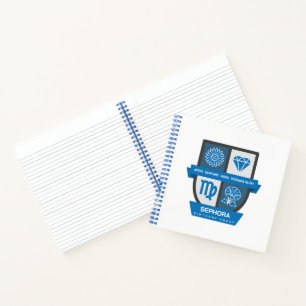 Virgo Verjaardag Crest™ voor 1-22 september Notitieboek