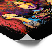 Virgo  Virgo Retro Black Women Poster (Hoek)