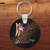Virgo - Zodiab Sign Sleutelhanger (Voorkant)