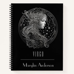 VIRGO ZODIAC ASTROLOGY CONSTELLATION CUSTOM NOTITIEBOEK
