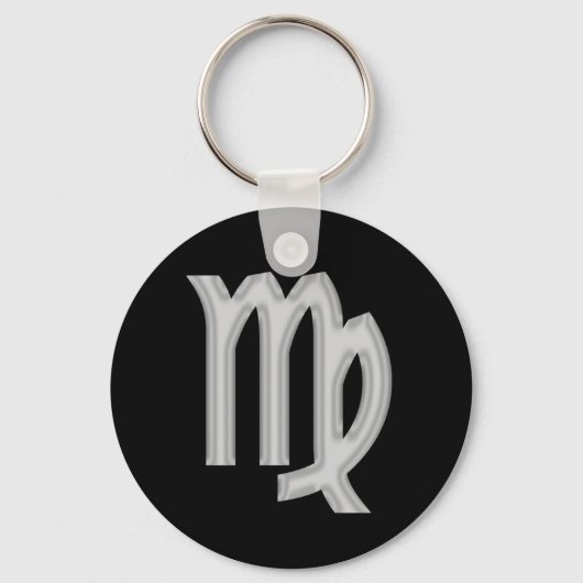Virgo Zodiac Astrology Sleutelhanger (Voorkant)