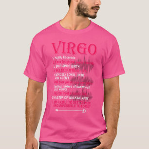 Virgo Zodiac Birthday Girls Man Gezegde T-shirt
